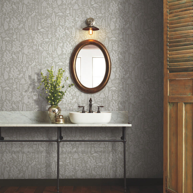 menagerie-toile-wallpaper-grey-white-york-wallcoverings-rp7369