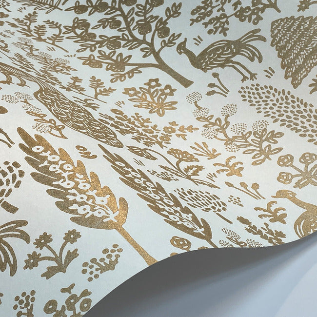 menagerie-toile-wallpaper-white-metallic-gold-york-wallcoverings-rp7371