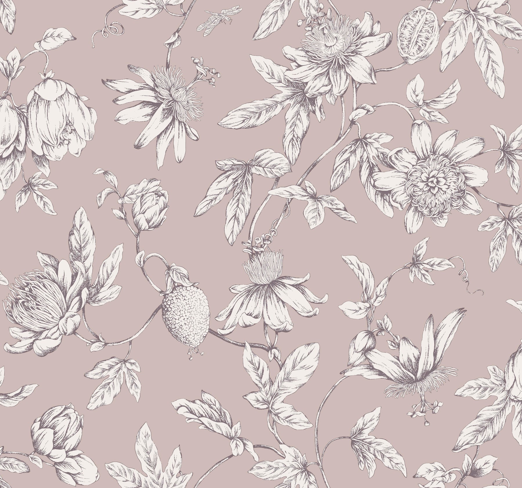 passion-flower-toile-wallpaper-orchid-york-wallcoverings-rt7851