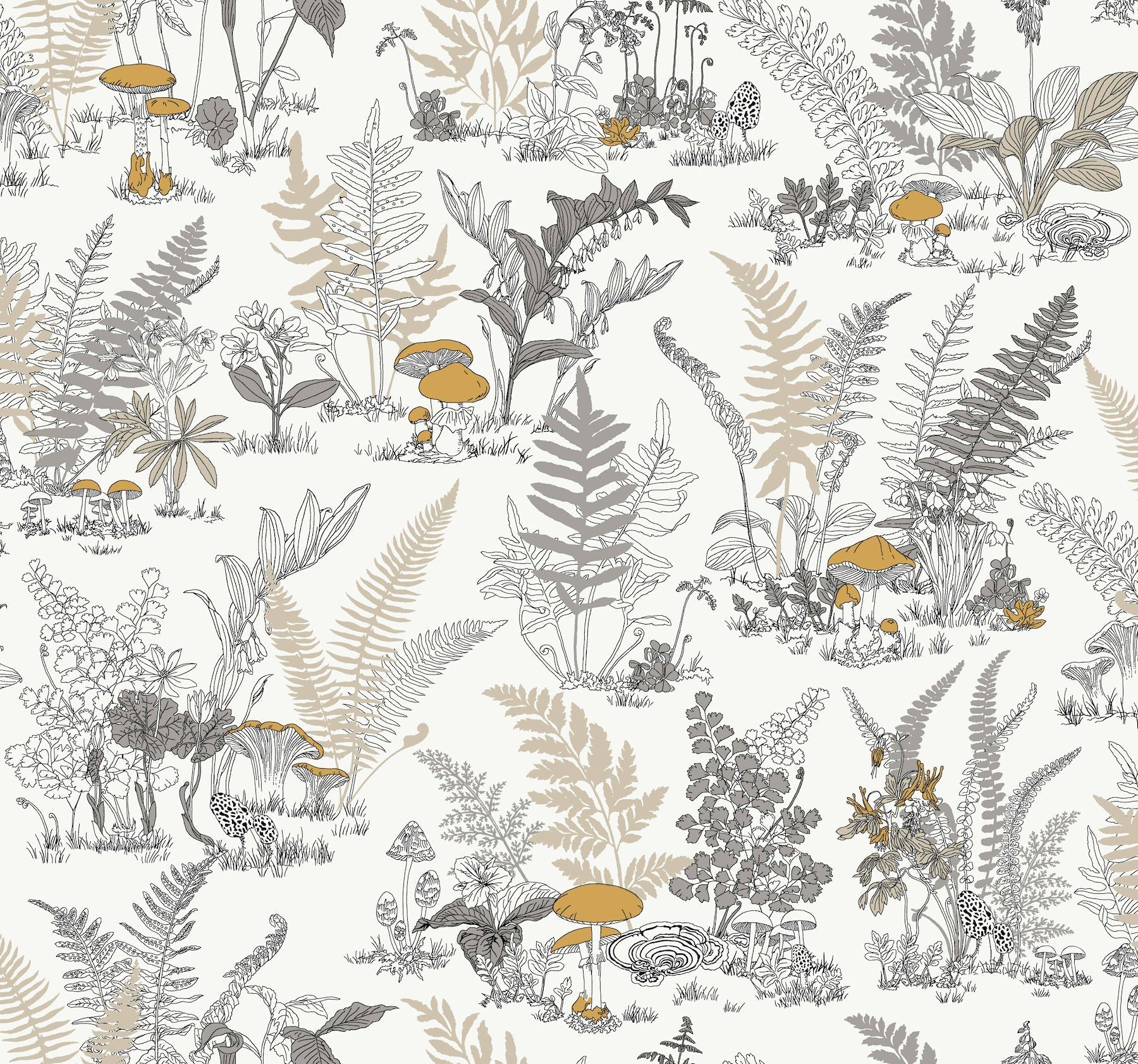 mushroom-garden-toile-wallpaper-neutral-gold-york-wallcoverings-rt7892