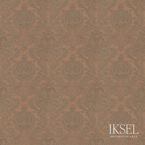 POMEGRANATE-DAMASK-MOKA-TAUPE-SCHUMACHER-RW402CR48-255