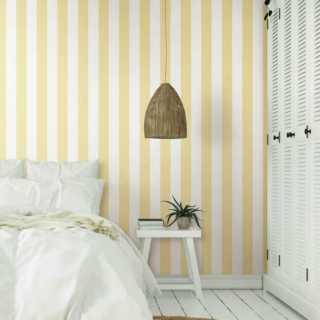 awning-stripe-wallpaper-yellow-york-wallcoverings-sa9178