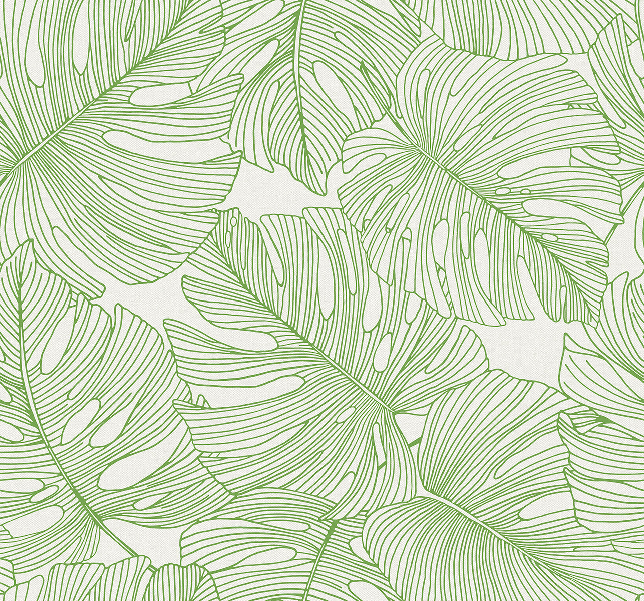 Seabrook Designs SC20204 Summer House Tarra Monstera Leaf  Wallpaper Hill Green