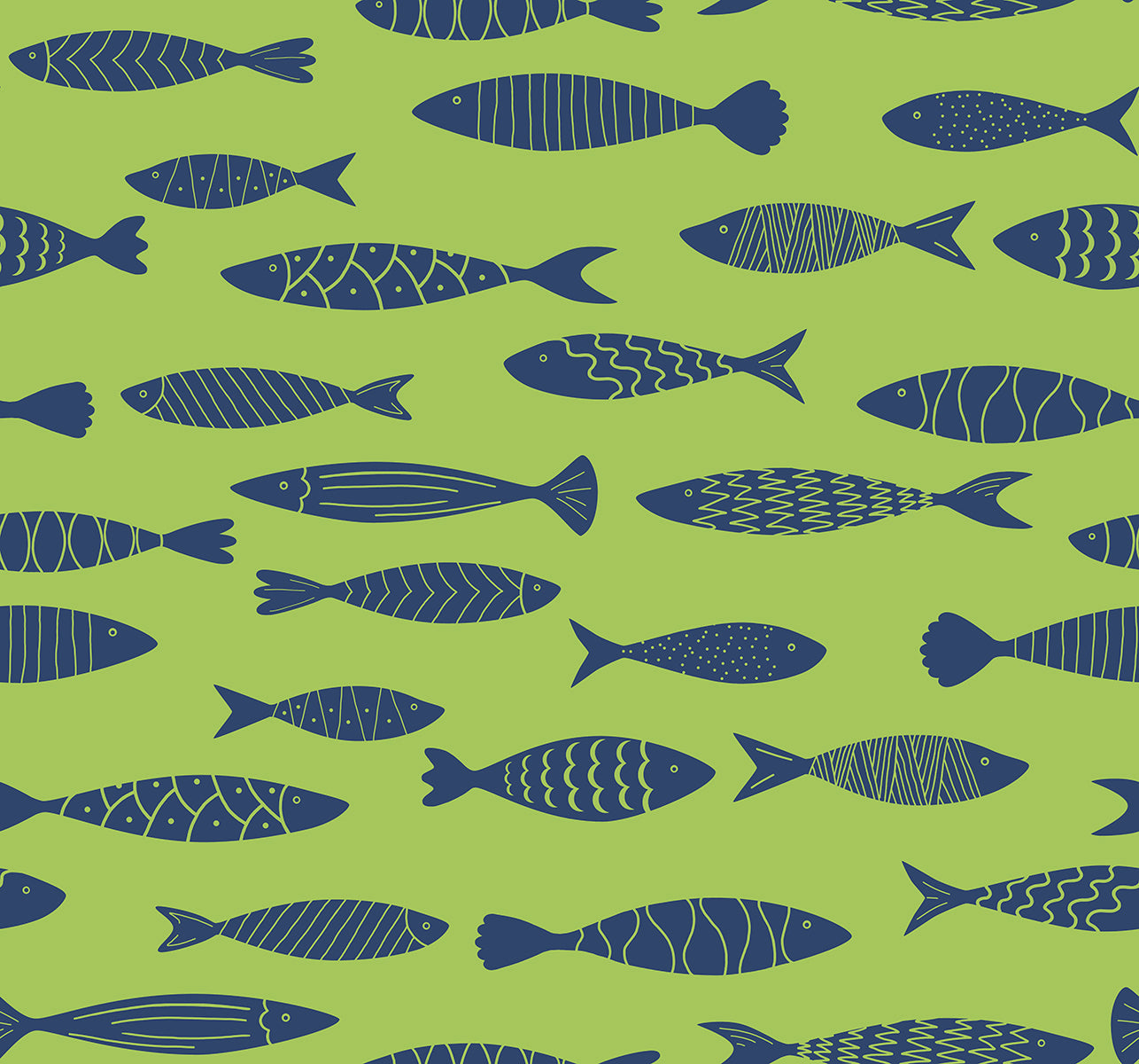 Seabrook Designs SC21504 Summer House Bay Fish  Wallpaper Buckingham Green