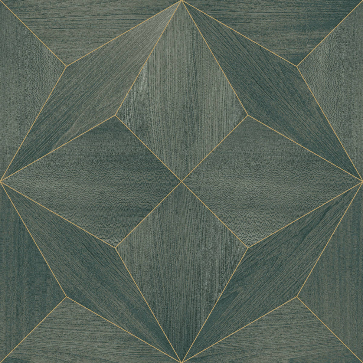 Seabrook Designs SHS10101 Handmade Selections Estrella Wood Veneer Grasscloth  Wallpaper Verdigris