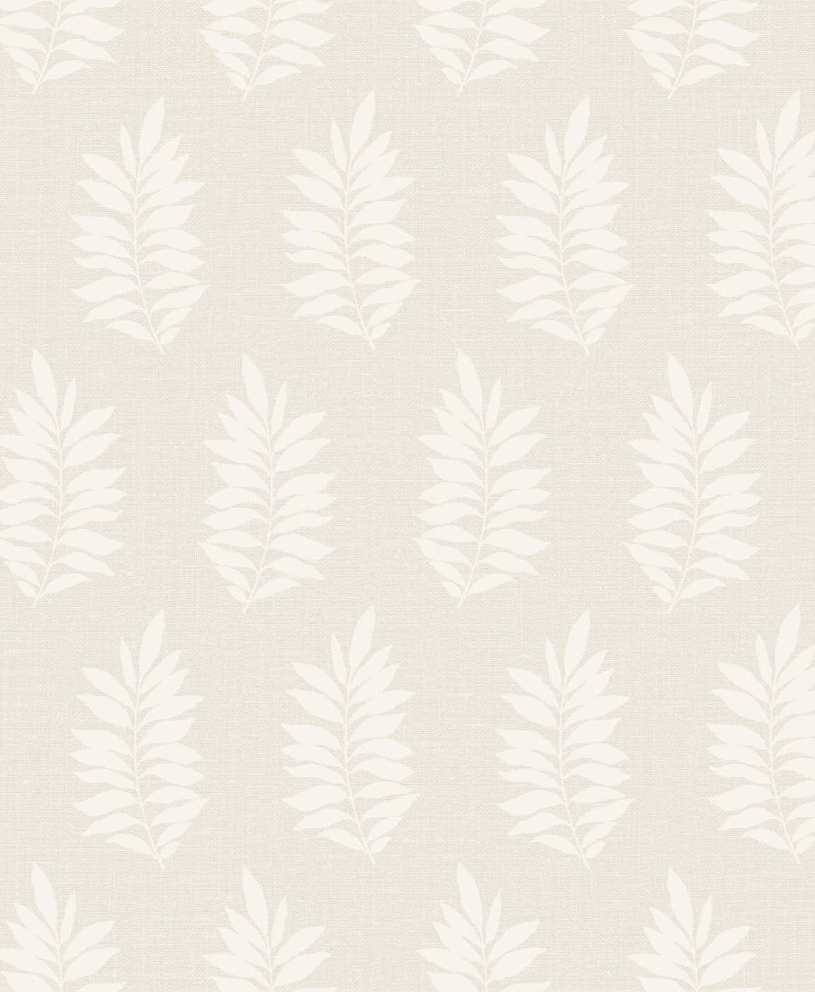 Seabrook Designs SL80303 The Simple Life Pinnate Silhouette  Wallpaper Almond