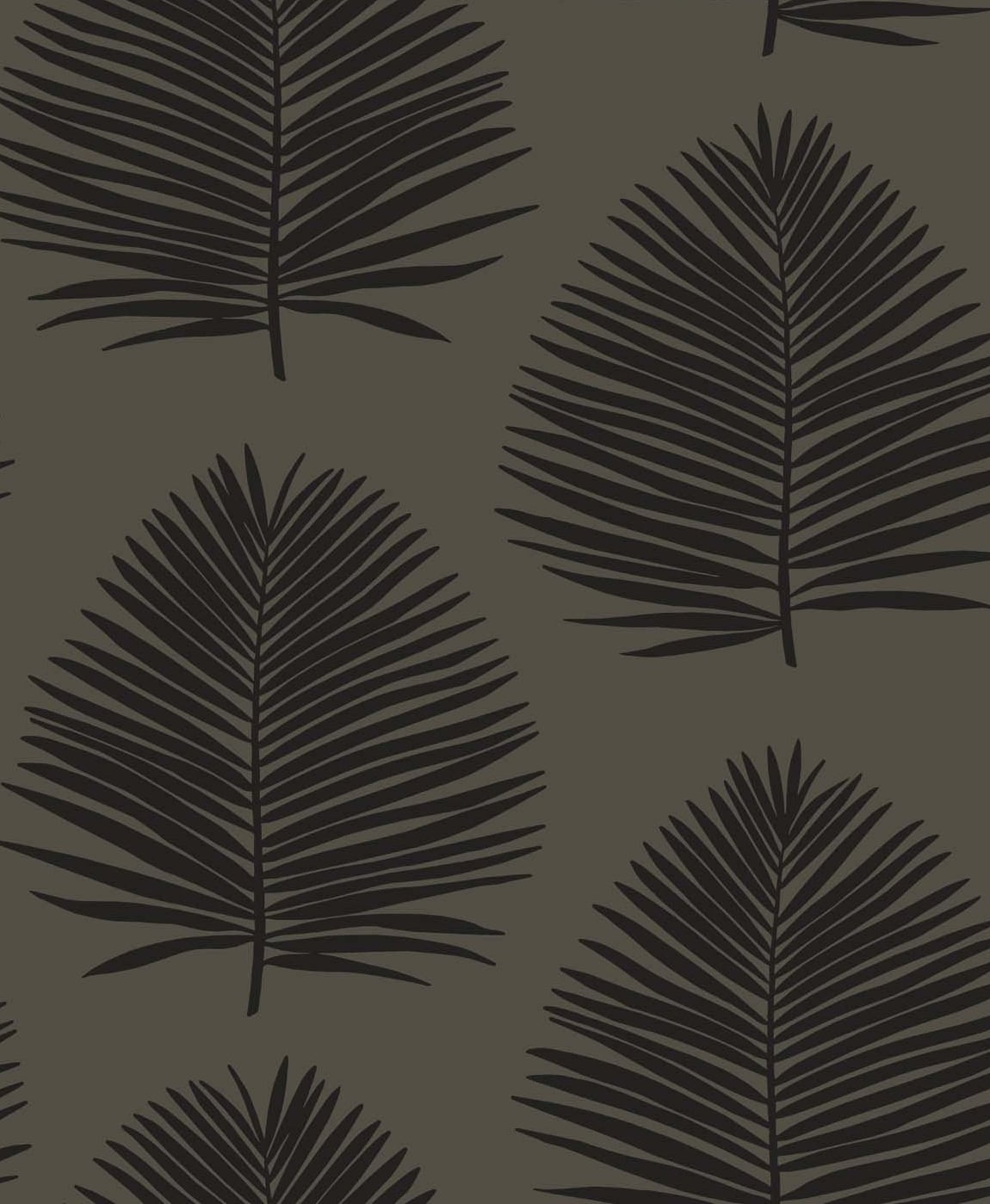 Seabrook Designs SL80710 The Simple Life Island Palm  Wallpaper Lava Rock
