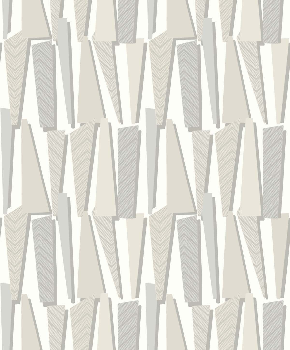 Seabrook Designs SL80800 The Simple Life Geometric Shadows  Wallpaper Linen