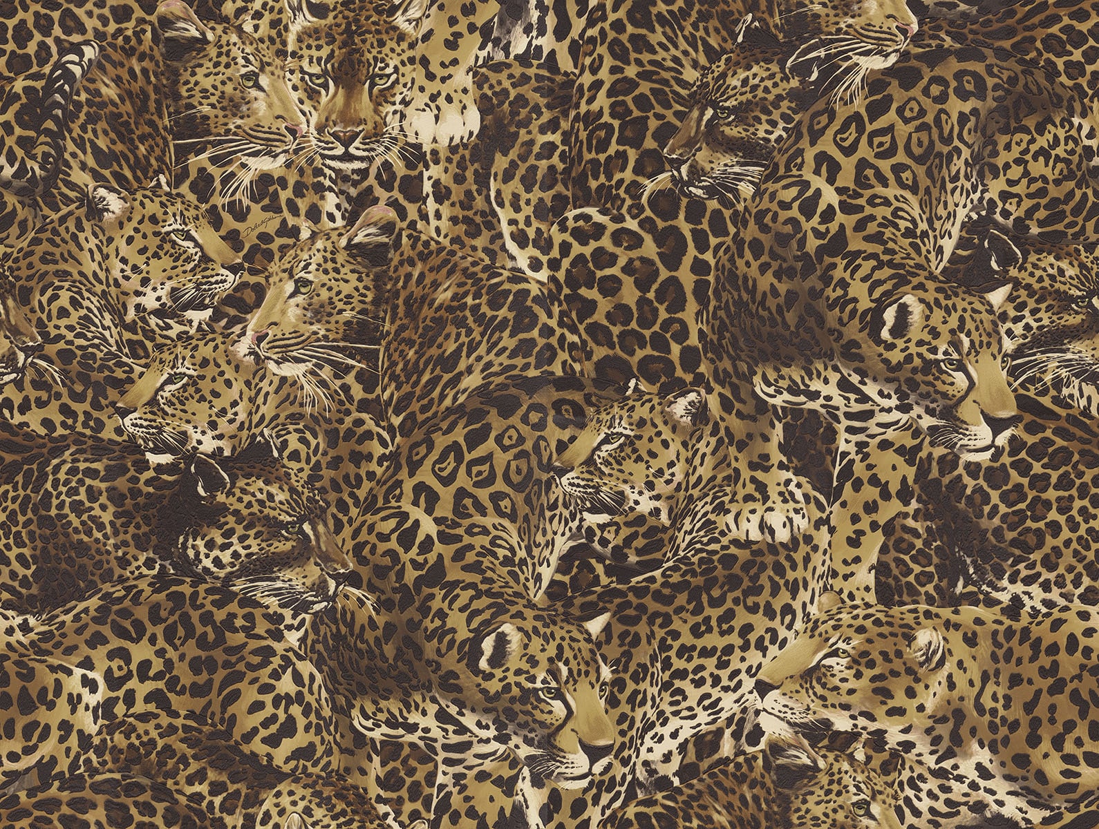 Dolce & Gabbana Casa TCW007TCAHOUL022 Volume 1 Leopardo Incognito  Wallpaper Alessia