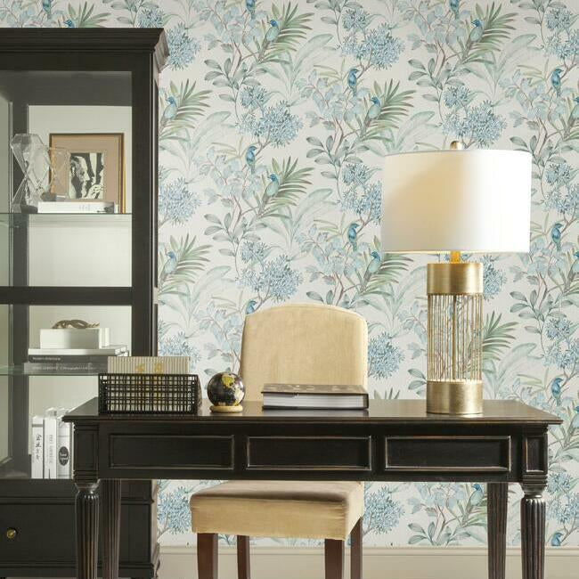 handpainted-songbird-wallpaper-turquiose-york-wallcoverings-tl1926