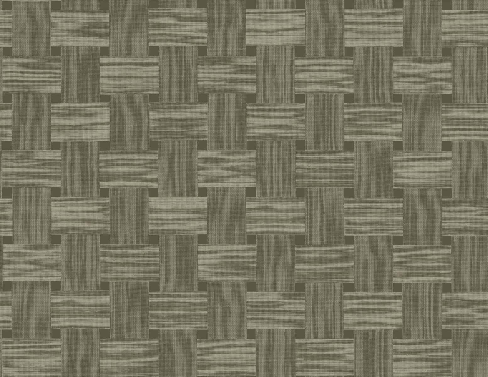 Seabrook Designs TS81815 Even More Textures Basketweave  Wallpaper Raw Umber