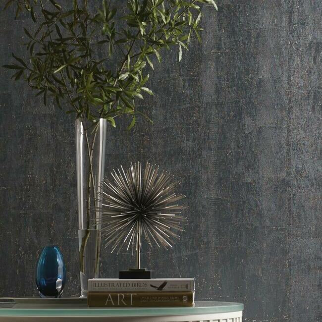 cork-wallpaper-blue-on-silver-york-wallcoverings-gr1095