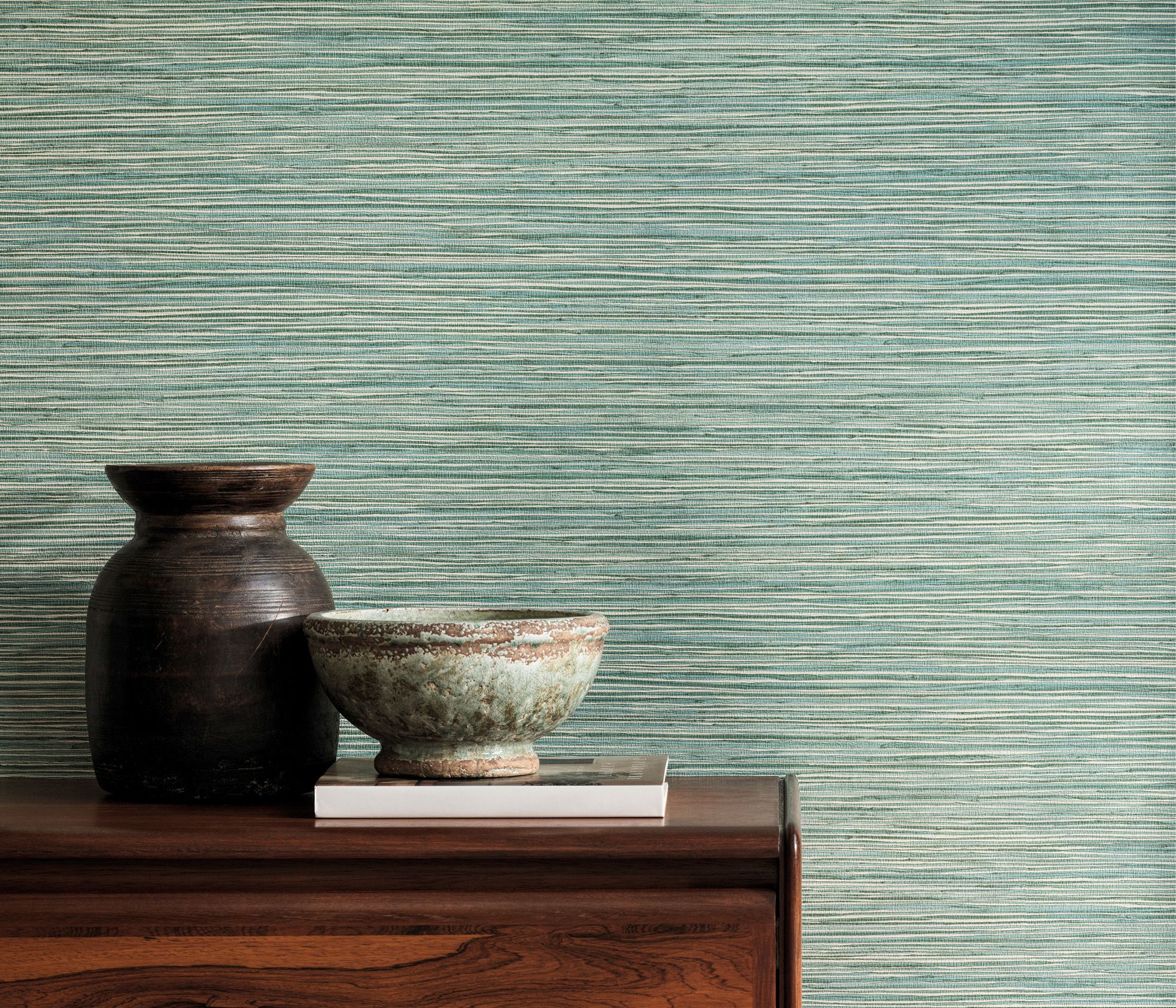 Paramo Vinyls Bahia Celadon - Osborne & Little - W7973-04 Wallcovering