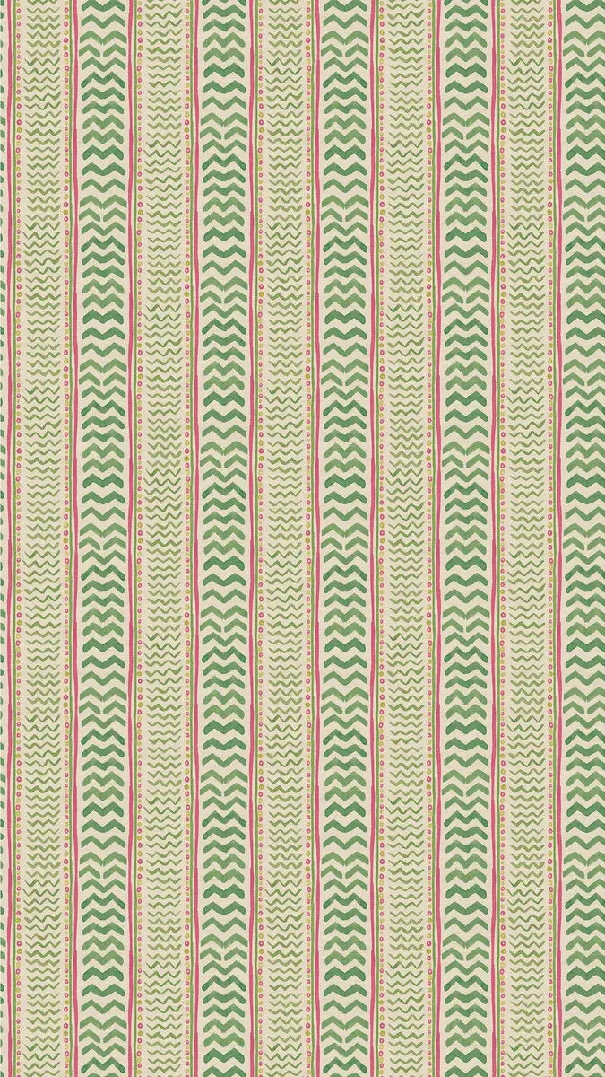 G P & J Baker Wallpaper BW45140.3 Wriggle Room Green/Pink