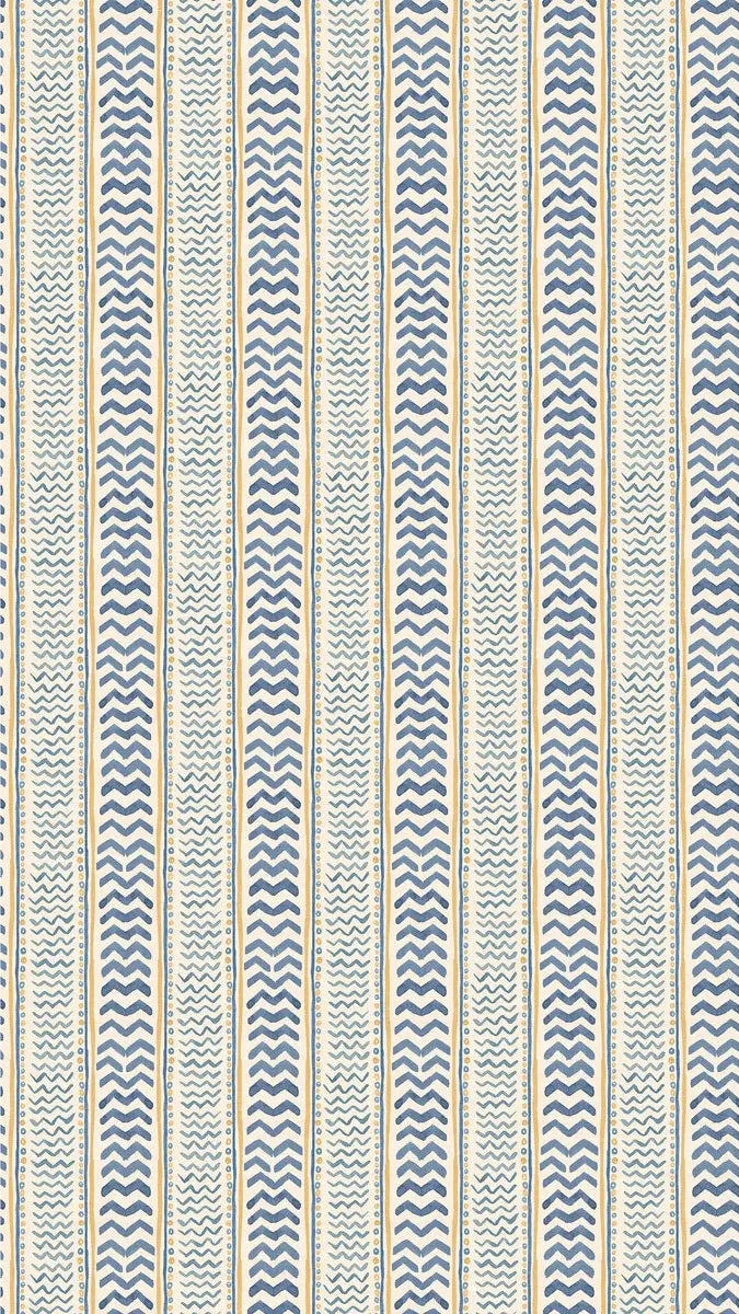 G P & J Baker Wallpaper BW45140.4 Wriggle Room Blue/Yellow