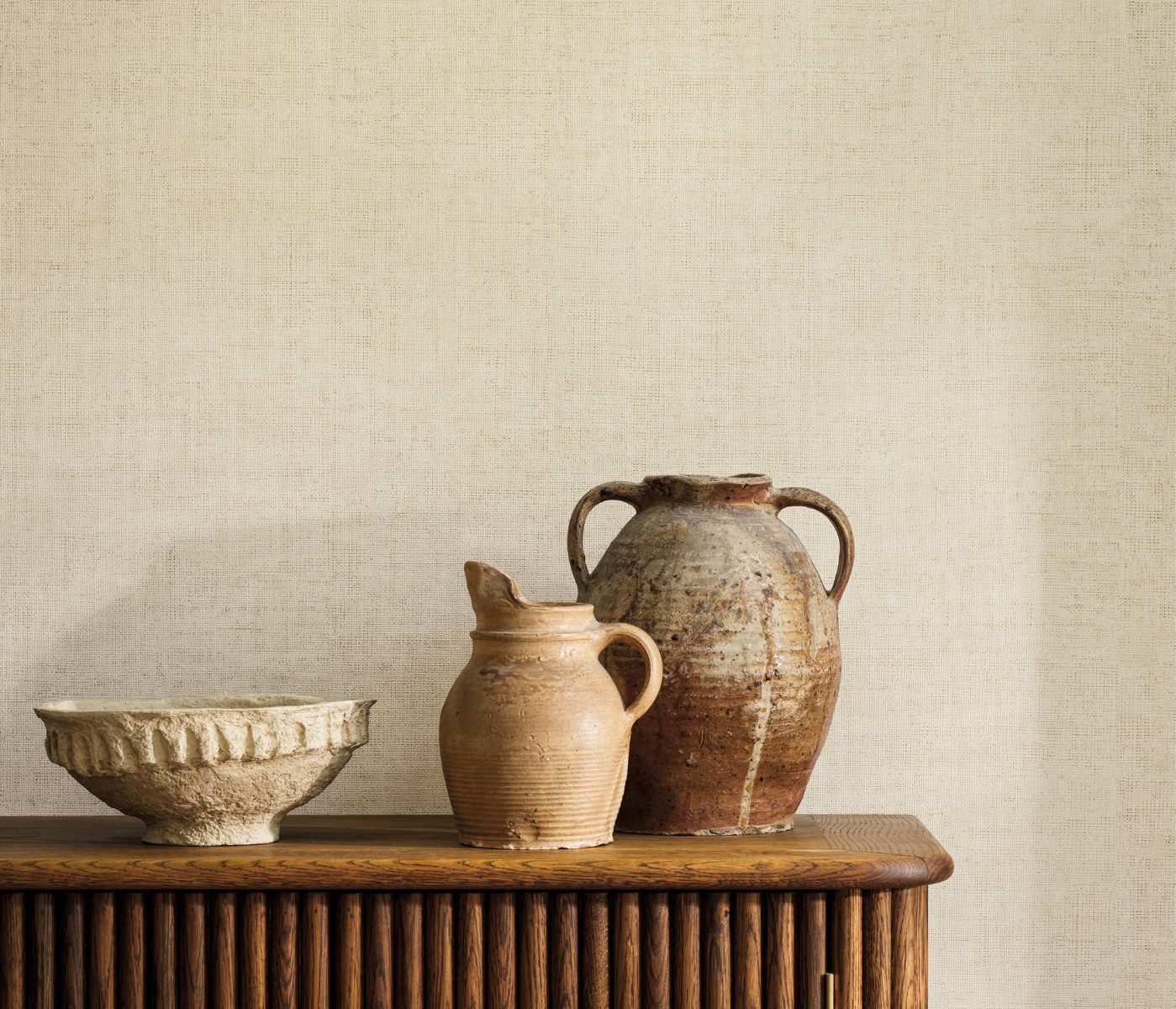 Paramo Vinyls Campo Terracotta - Osborne & Little - W7972-06 Wallcovering