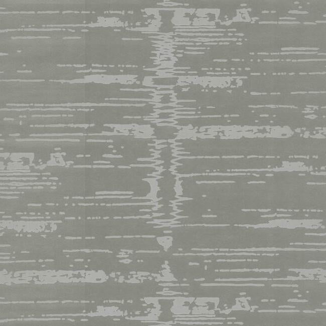 Velveteen Wallpaper - Gray/Natural - York Wallcoverings - CI2313