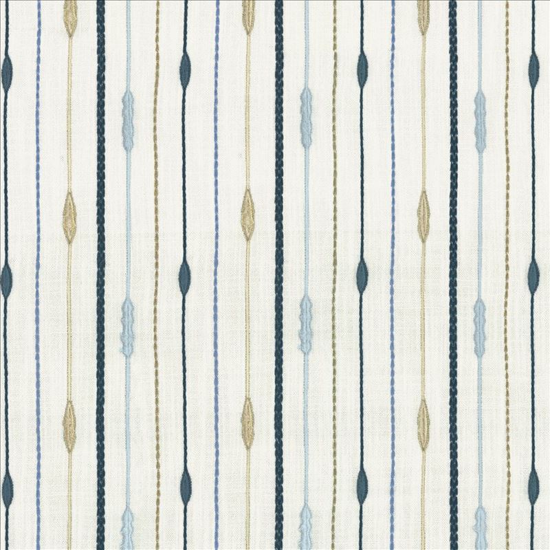 Kasmir Fabric Easy Street Blue Jay