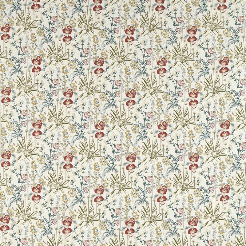 Clarke and Clarke Fabric F1647-1 Elmsdale Jacquard Forest/Linen