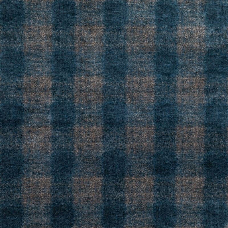 Mulberry Fabric FD314.H10 Highland Check Indigo