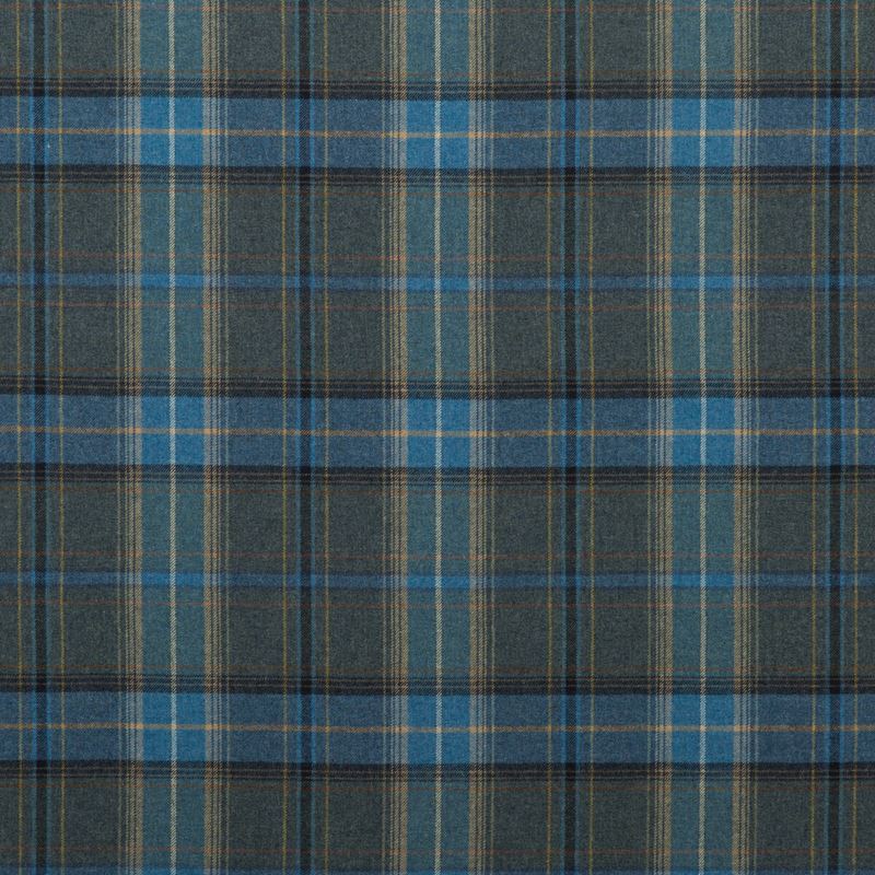 Mulberry Fabric FD344.H101 Shetland Plaid Blue