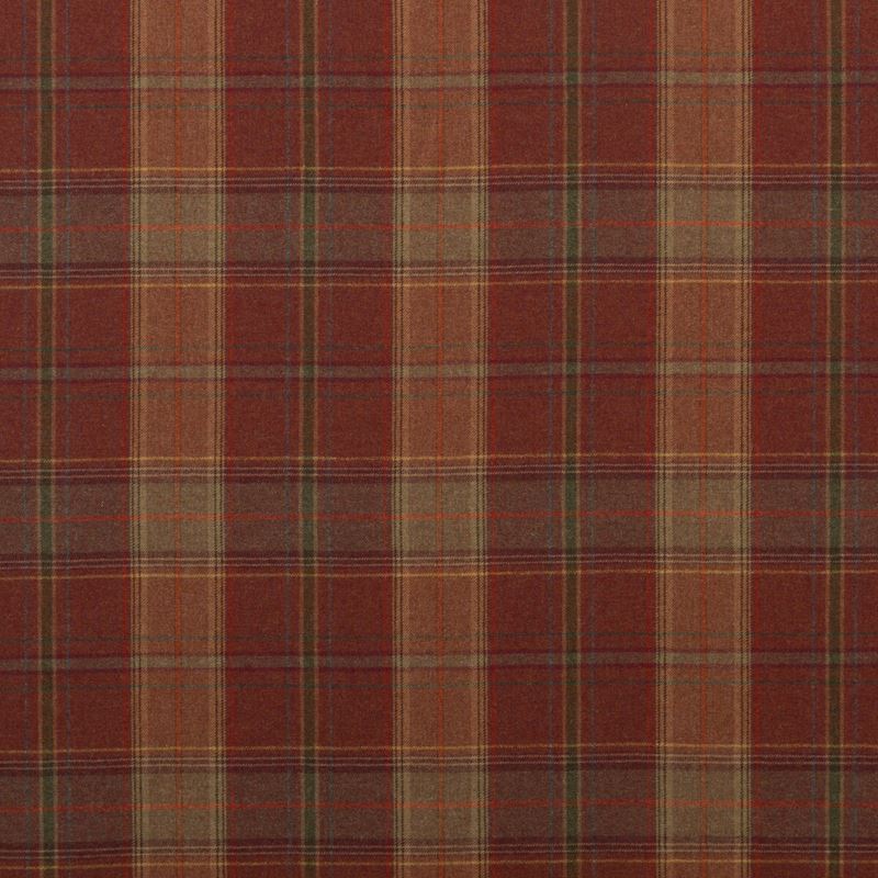 Mulberry Fabric FD344.V55 Shetland Plaid Russet