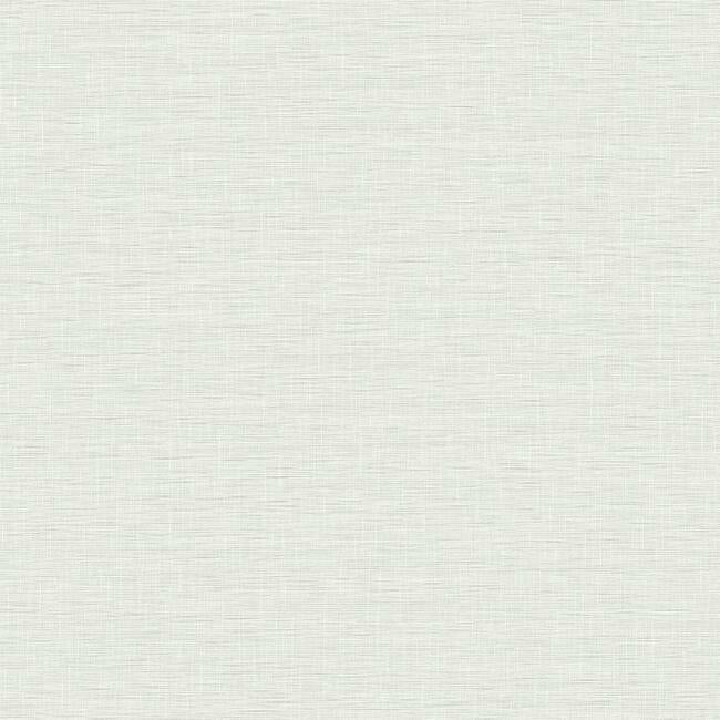 Silk Linen Weave Wallpaper - White - York Wallcoverings - FH4059