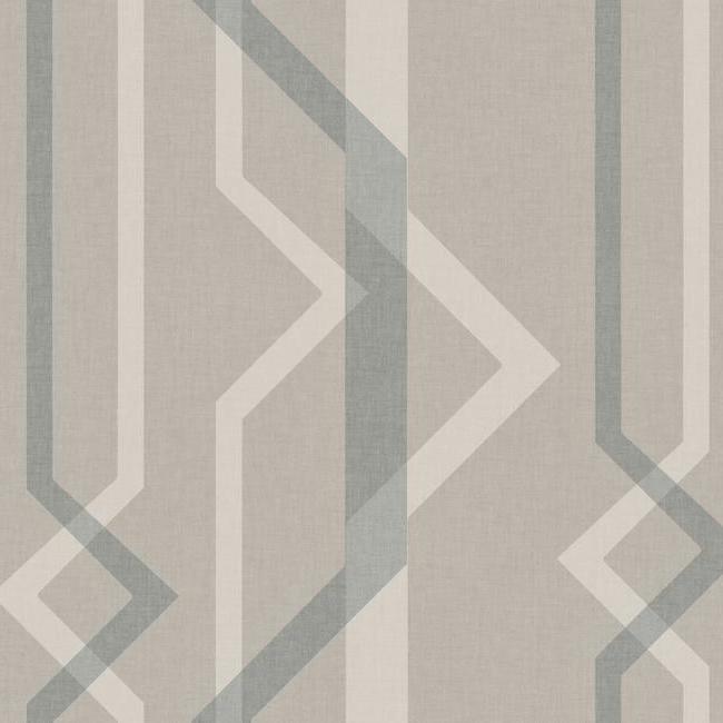 Shape Shifter Wallpaper - Dark Beige - York Wallcoverings - GM7602