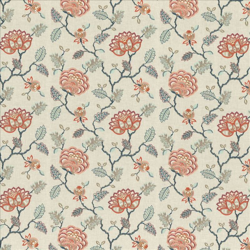 Kasmir Fabric Grand Bouquet Sorbet