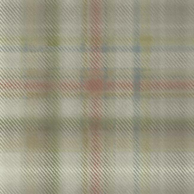 Sterling Plaid Wallpaper - Multi/Neutral - York Wallcoverings - HO2156