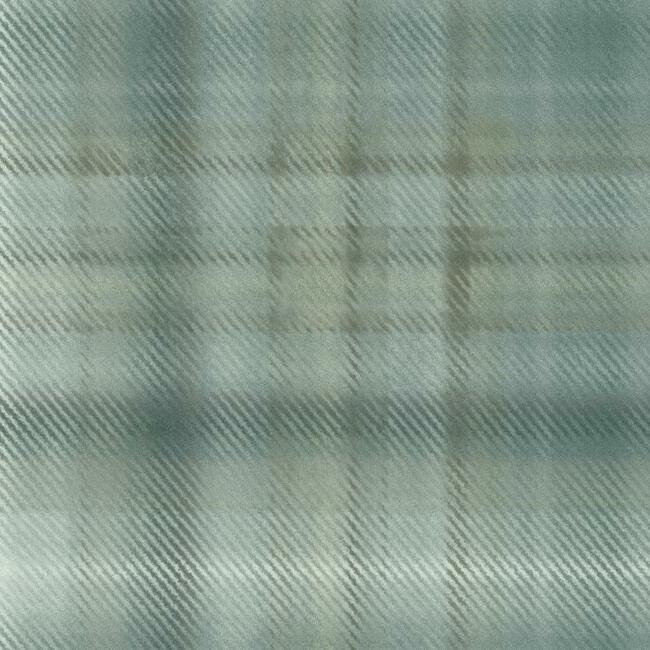 Sterling Plaid Wallpaper - Spruce - York Wallcoverings - HO2157