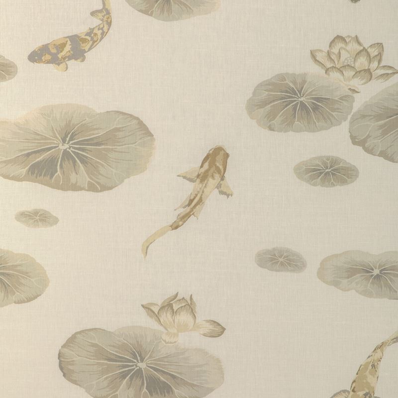Kravet Couture Fabric LOTUSPRINT.16 Lotus Print Sandstone