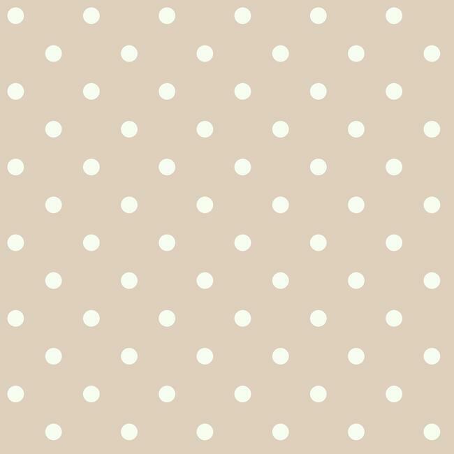 Dots on Dots Wallpaper - White/Clay Pink - York Wallcoverings - MH1574