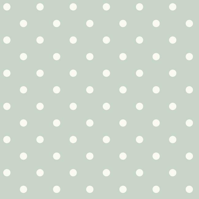 Dots on Dots Wallpaper - White/Wedding Band - York Wallcoverings - MH1579