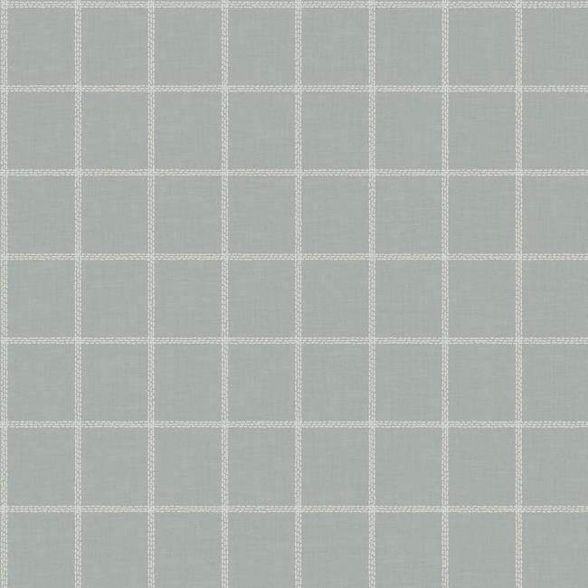 Sunday Best Wallpaper - White/Grey - York Wallcoverings - MK1178