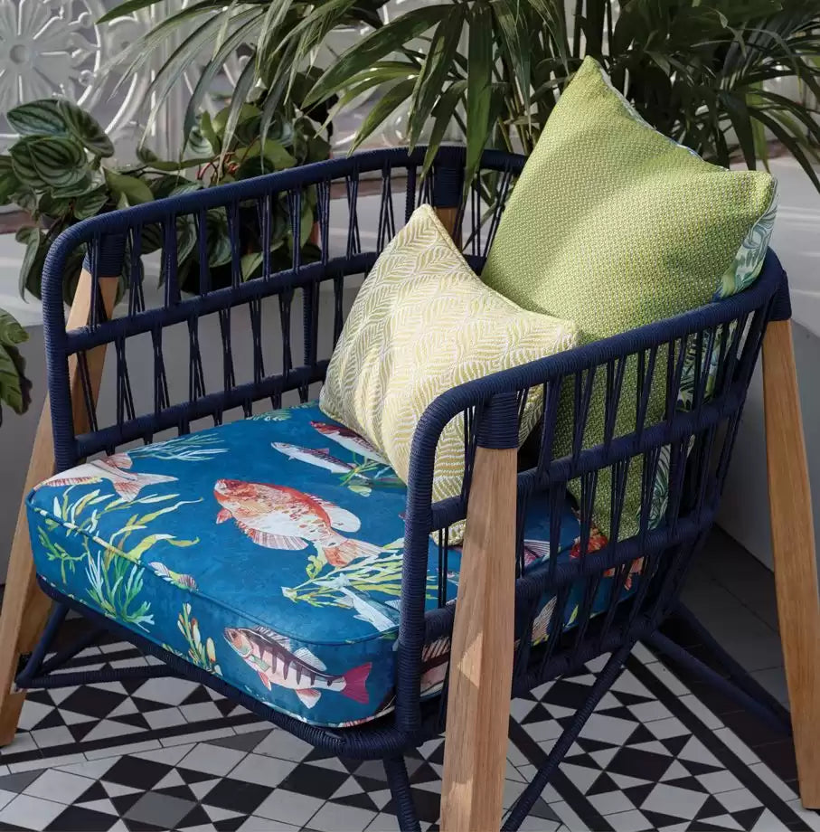 Summerhouse Laghetto Outdoor Deep Sea - Osborne & Little - F7444-02