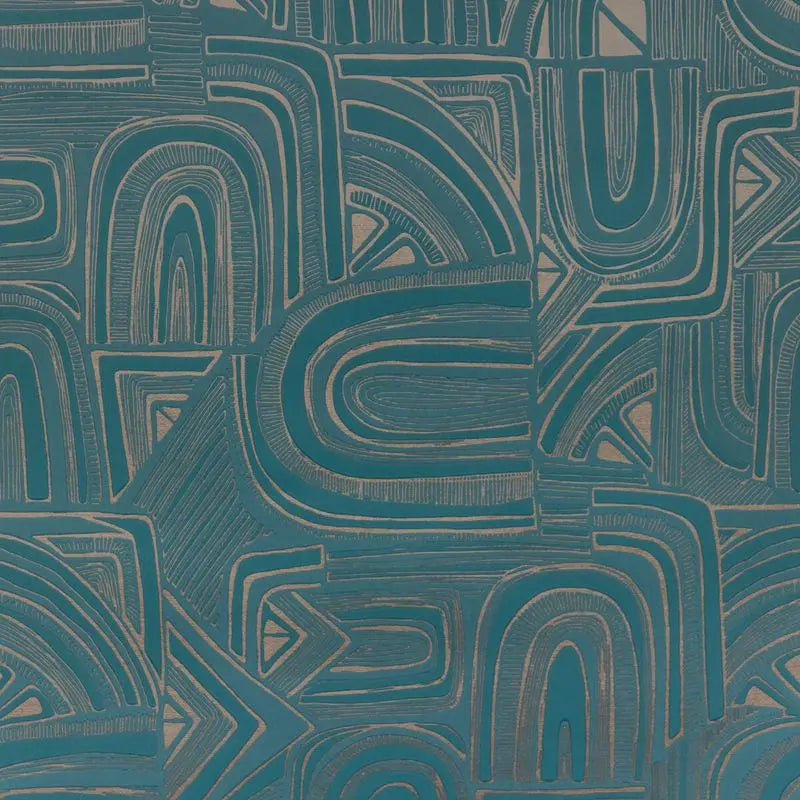 Brunschwig & Fils Wallpaper P8023113.13 Timbre Teal