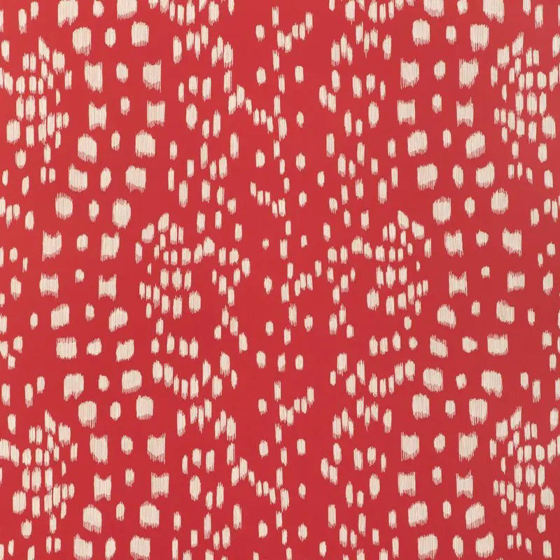 Brunschwig & Fils Wallpaper P8024102.19 Les Touches Reverse Red