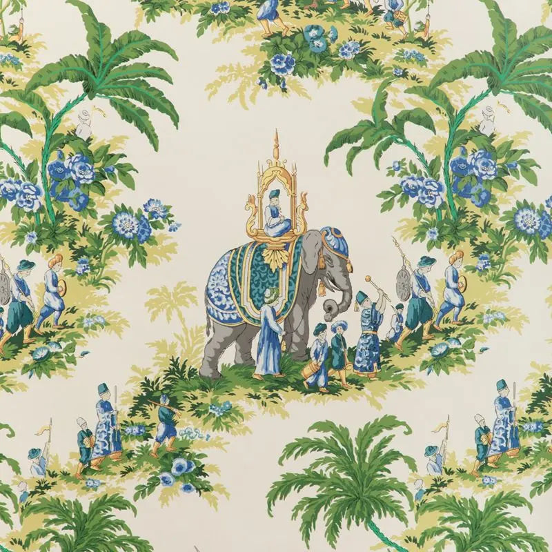 Brunschwig & Fils Wallpaper P8024103.315 Beauport Promenade Forest