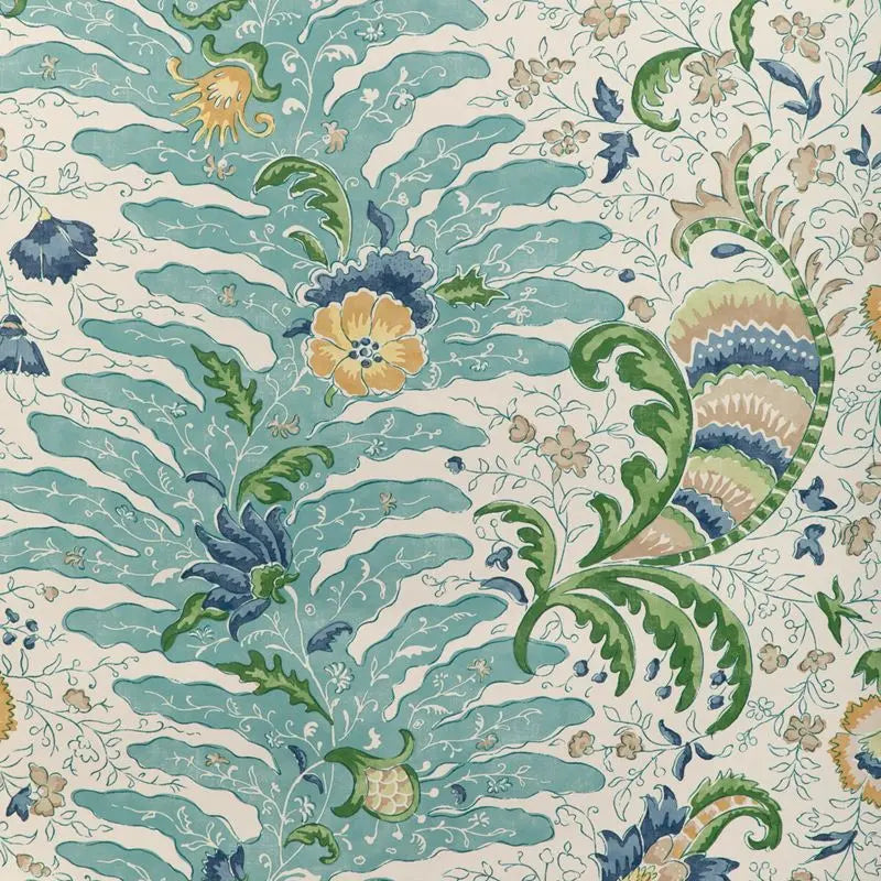 Brunschwig & Fils Wallpaper P8024104.355 Riviere Aqua