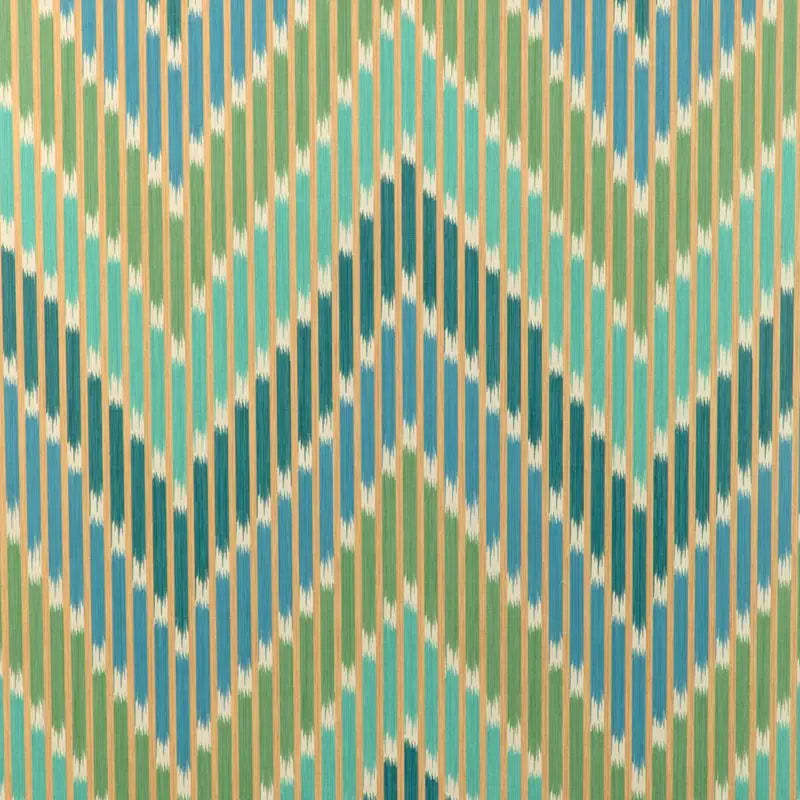 Brunschwig & Fils Wallpaper P8024107.353 Cascade Teal/Green