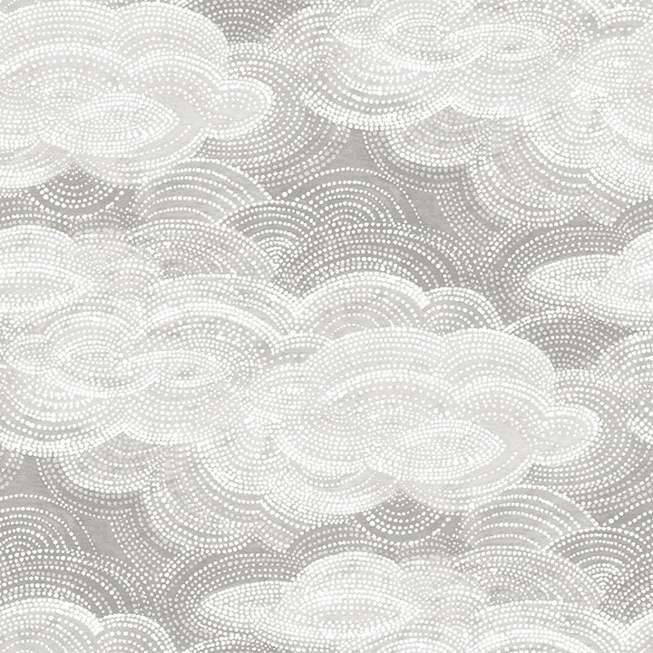 Picture of Vision Grey Stipple Clouds Wallpaper