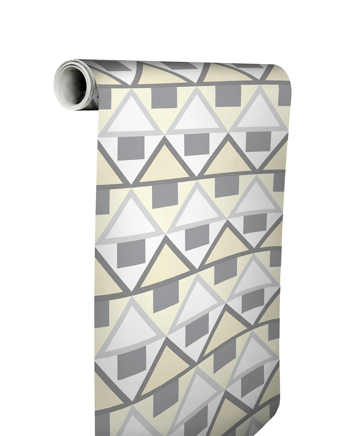 Grey Madaket Geometric Peel and Stick Wallpaper - Brewster Wallcovering