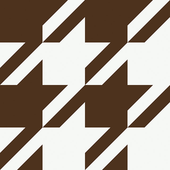 Picture of Brown RuHoundstooth Peel and Stick Wallpaper