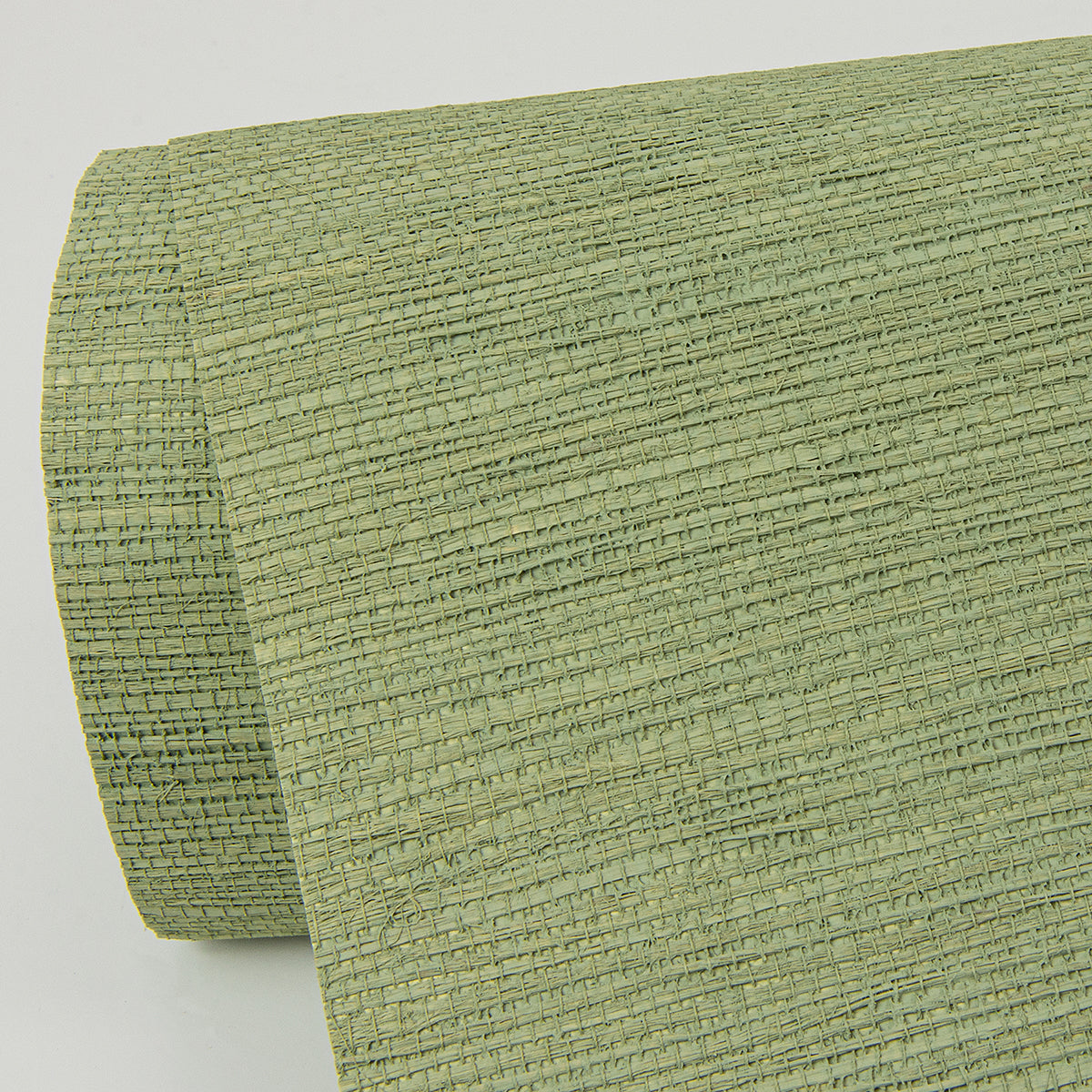 Kira Sage Hemp Grasscloth Wallpaper - Brewster Wallcovering