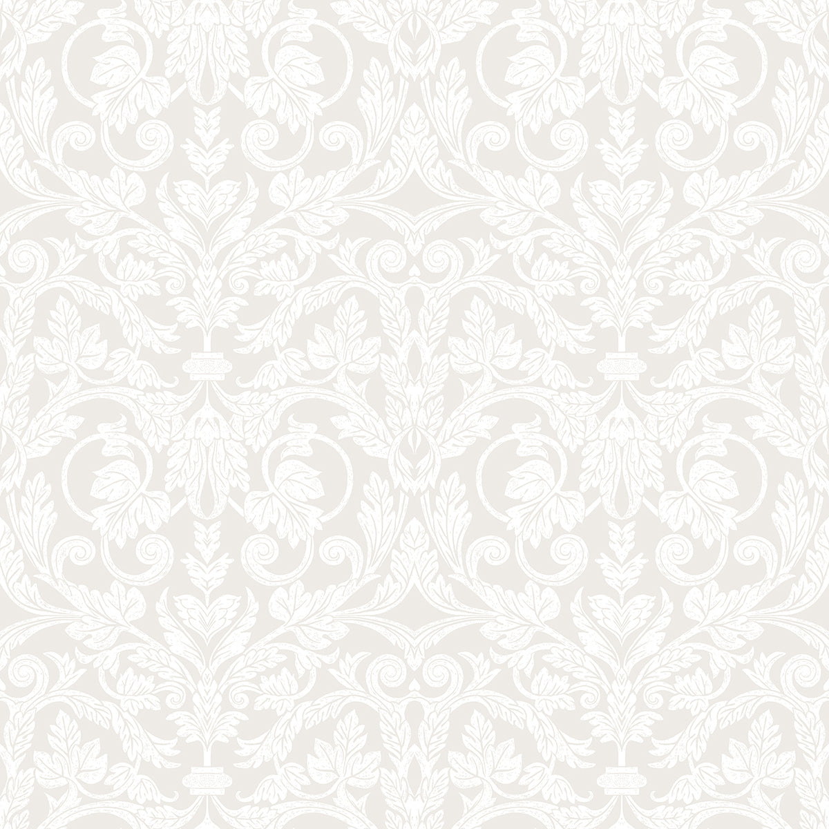 Picture of Rosali Cream Scroll Damask Wallpaper