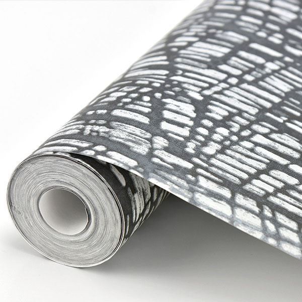 Shimmer Grey Abstract Texture Wallpaper - Brewster Wallcovering