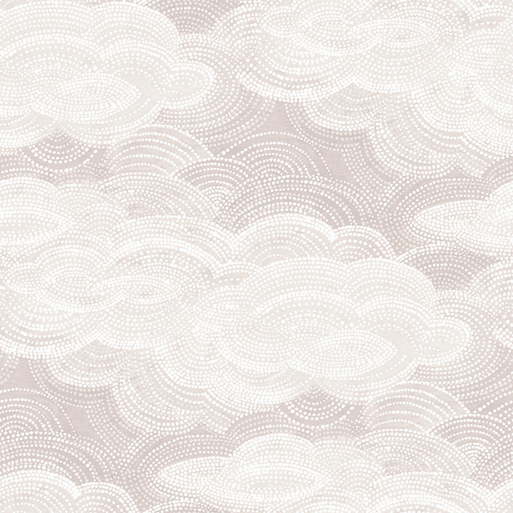 Picture of Vision Lavender Stipple Clouds Wallpaper