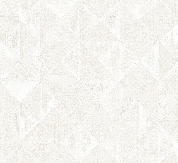 Picture of Demir Dove Distressed Geometric Wallpaper