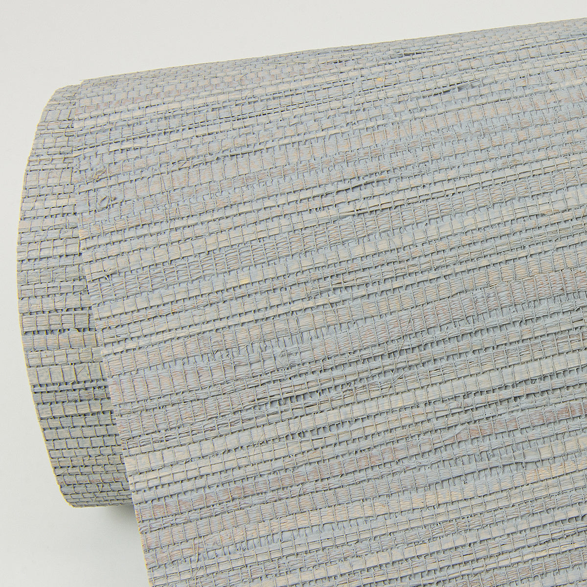 Kira Periwinkle Hemp Grasscloth Wallpaper - Brewster Wallcovering